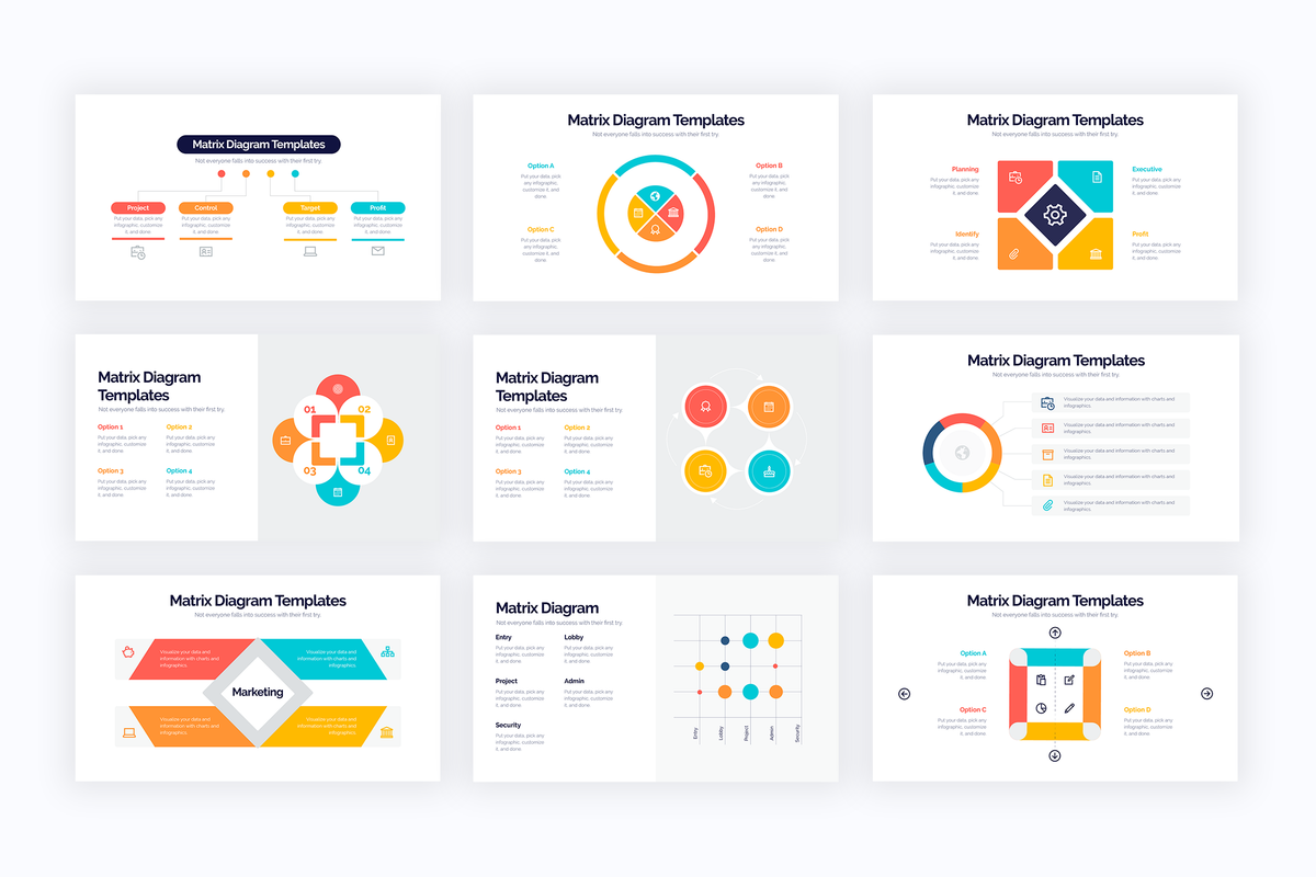 Matrix Guide Template Matrix Chart Template