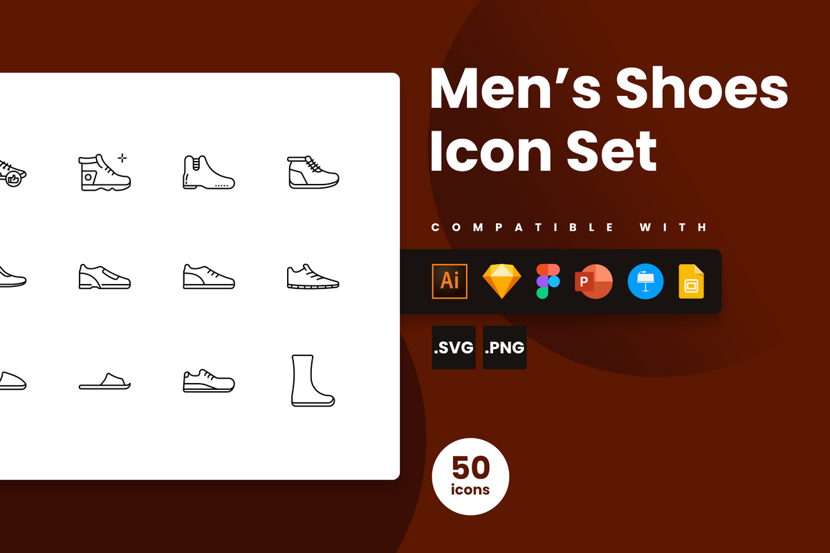 Men's Shoes Icons