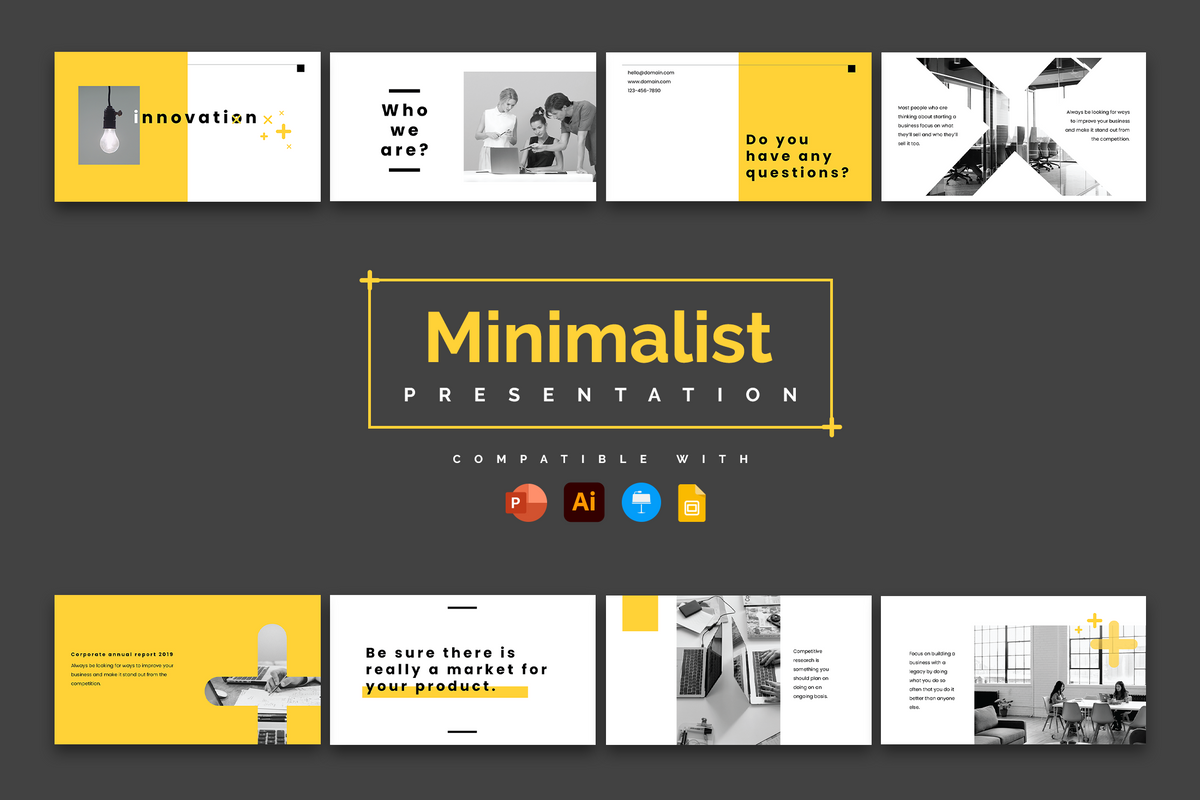 Minimalist Presentation Templates