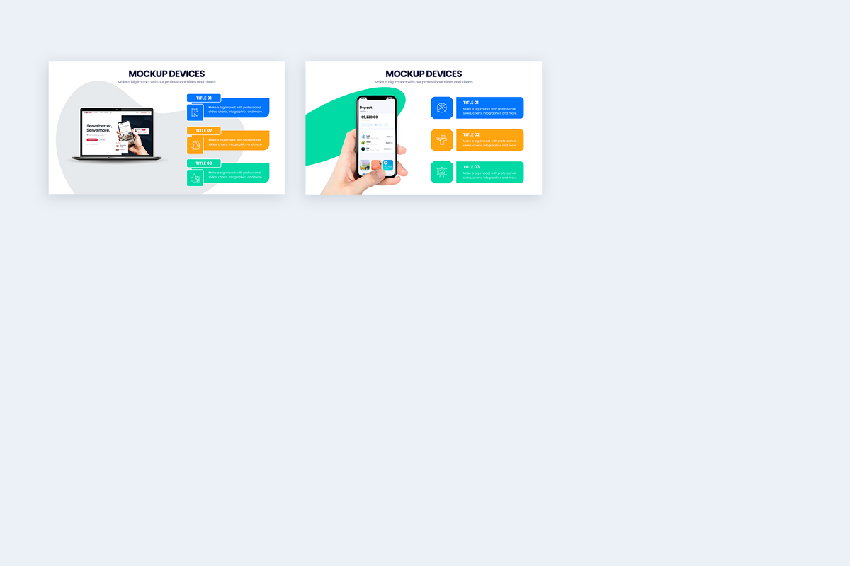 Mockup Devices Powerpoint Infographic Template