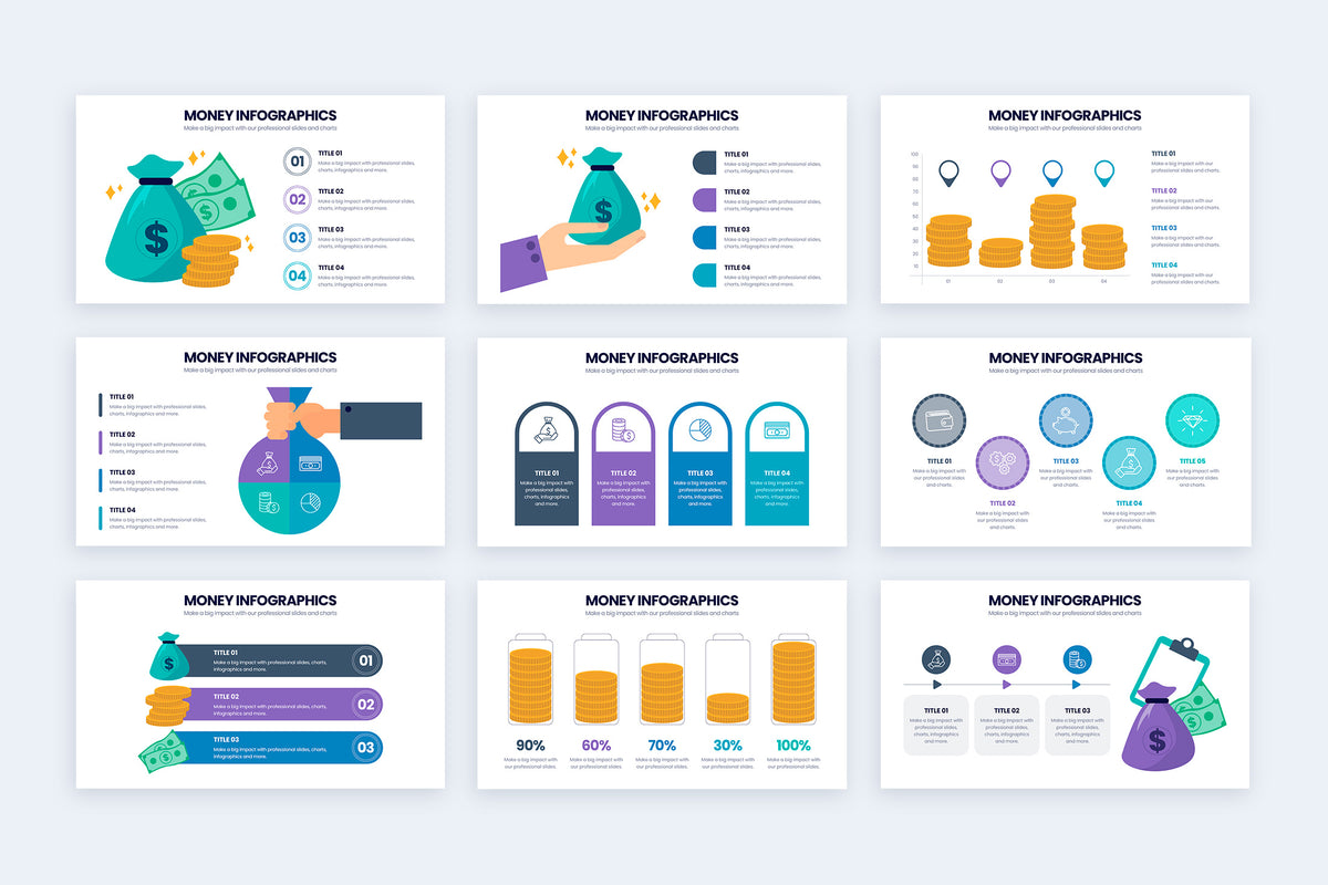 Money Powerpoint Infographic Template