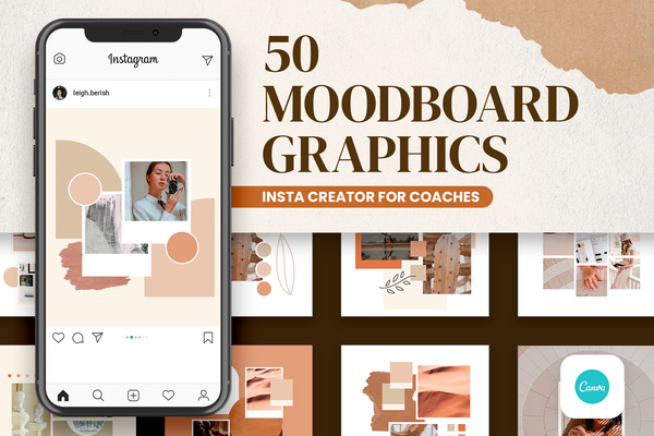 Moodboard Graphics Posts Templates for CANVA