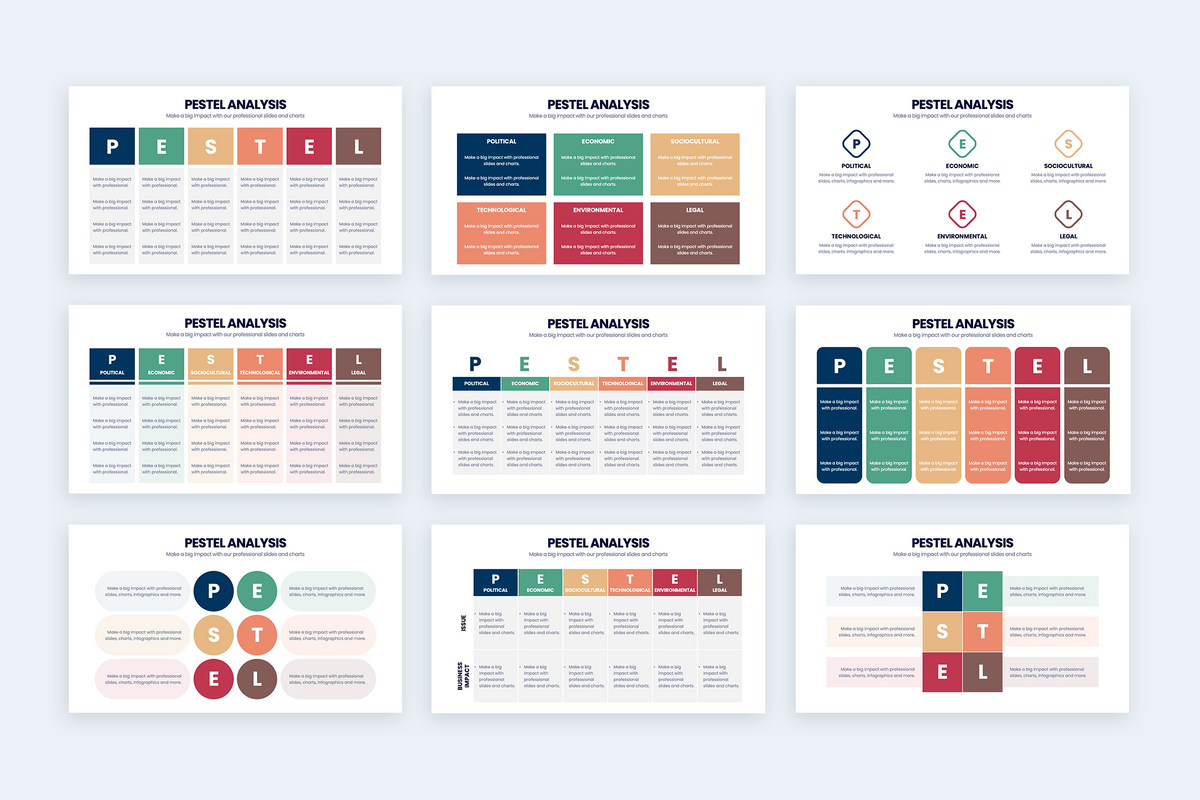 PESTEL Analysis Google Slides Templates