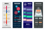 Process Vertical Infographics Templates