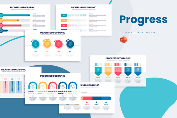Progress Powerpoint Infographic Template