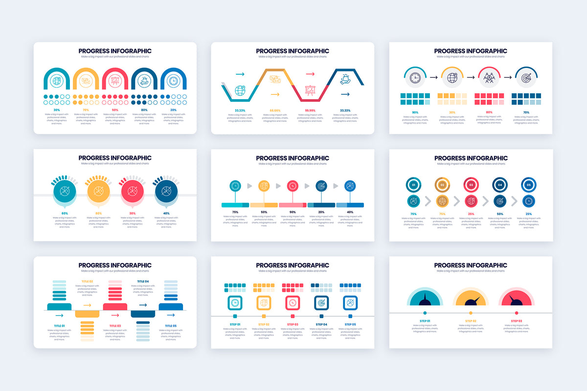 Progress Powerpoint Infographic Template