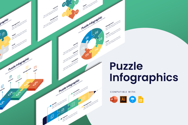 Puzzle Infographic Templates