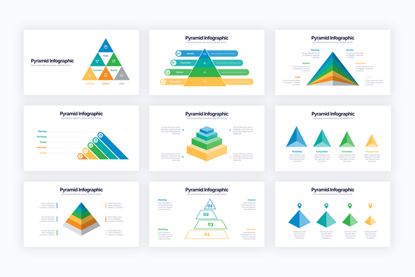 Pyramid Powerpoint Infographics