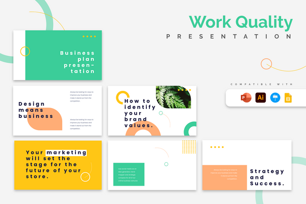 Work Quality Presentation Templates