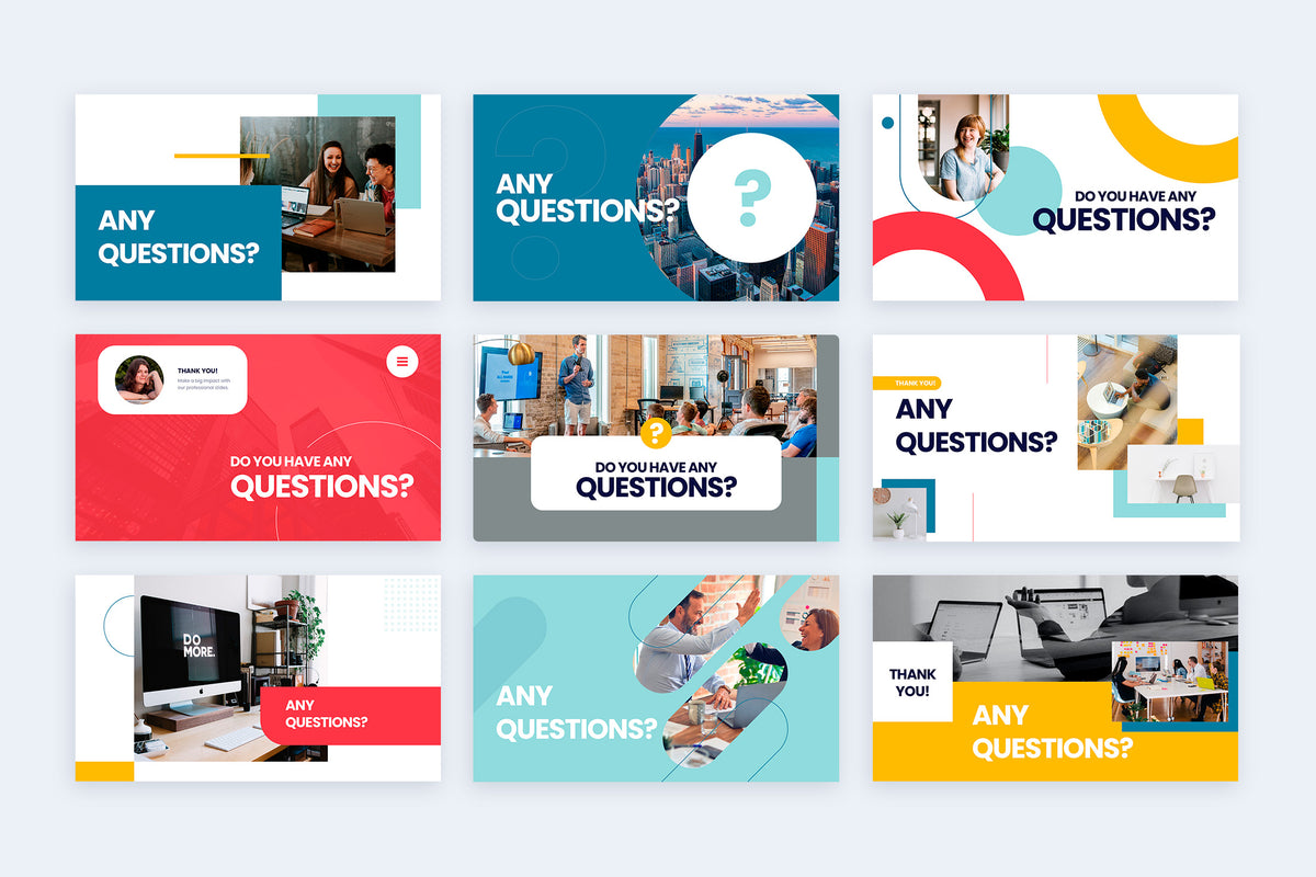 Question Powerpoint Infographic Template