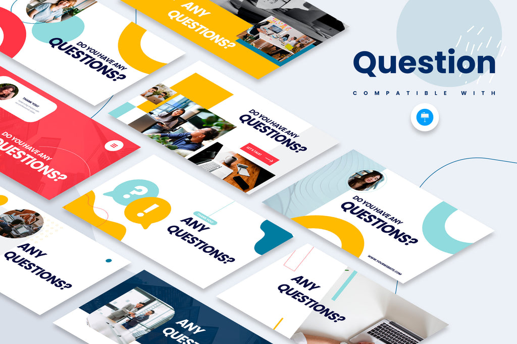 Questions Infographic Question Keynote Infographic Template – Slidewalla