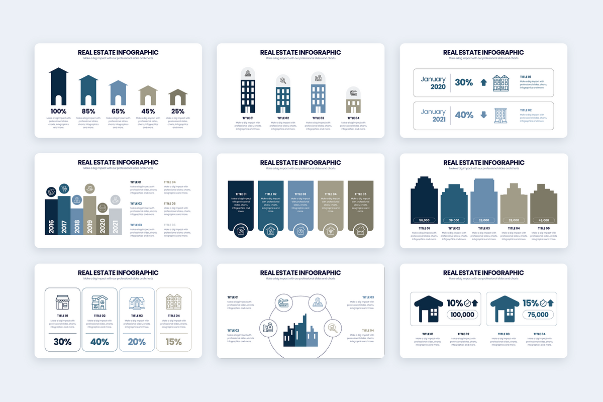 Real Estate Keynote Infographic Template