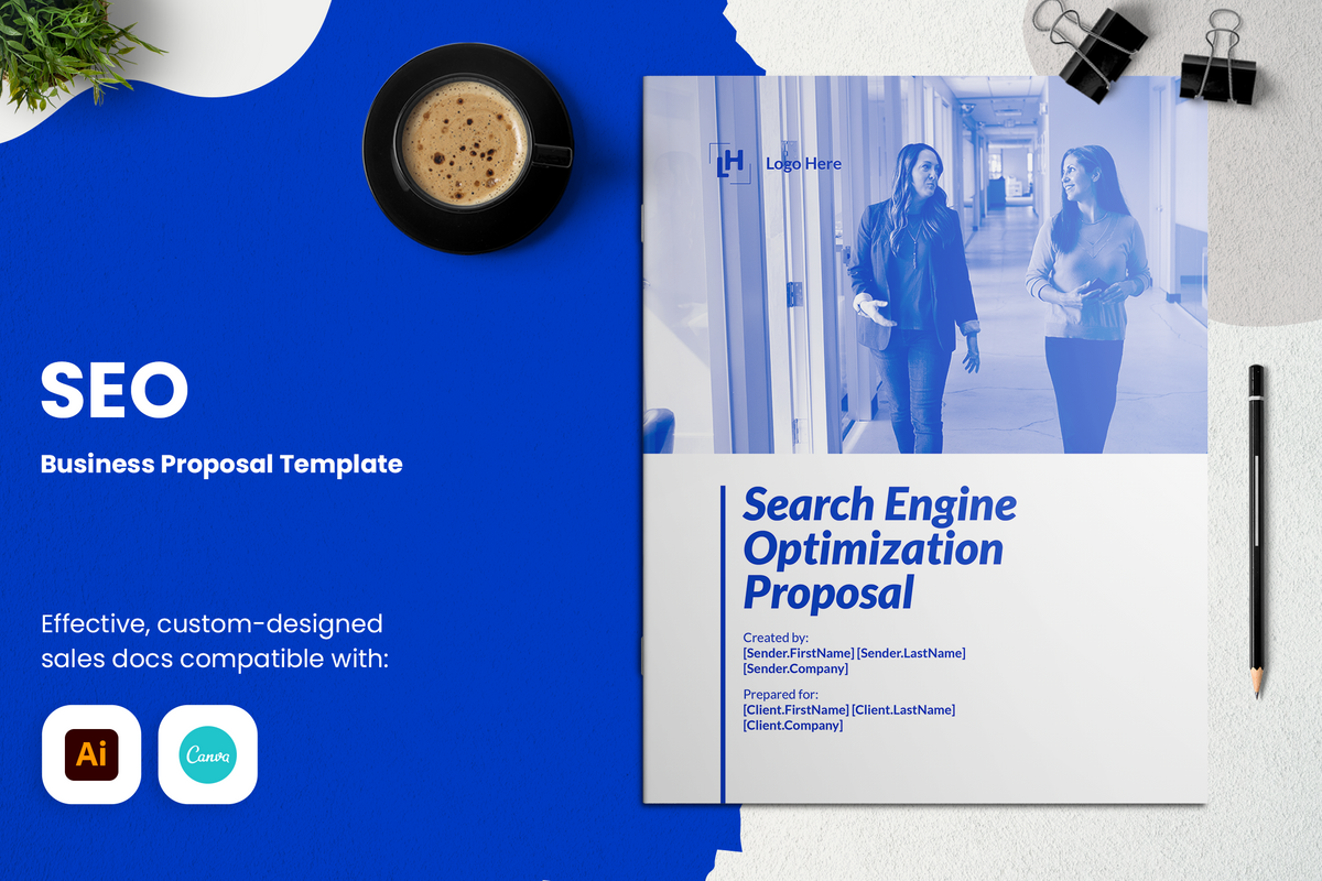 SEO Proposal Template for CANVA & ILLUSTRATOR