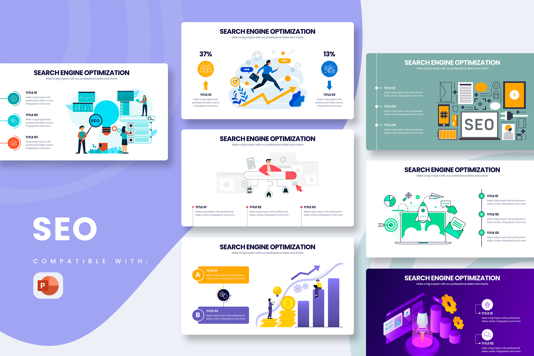 SEO Powerpoint Infographic Template – Slidewalla