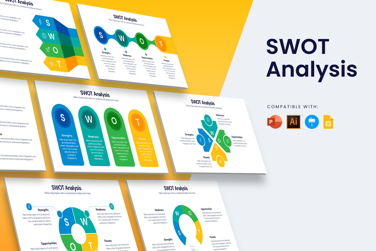 SWOT Analysis Infographic Templates
