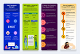 SWOT Vertical Infographic Templates