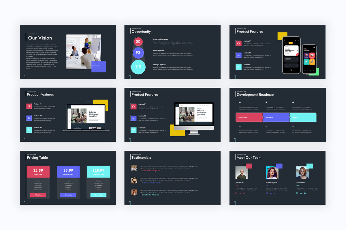 Saas Startup Powerpoint Templates