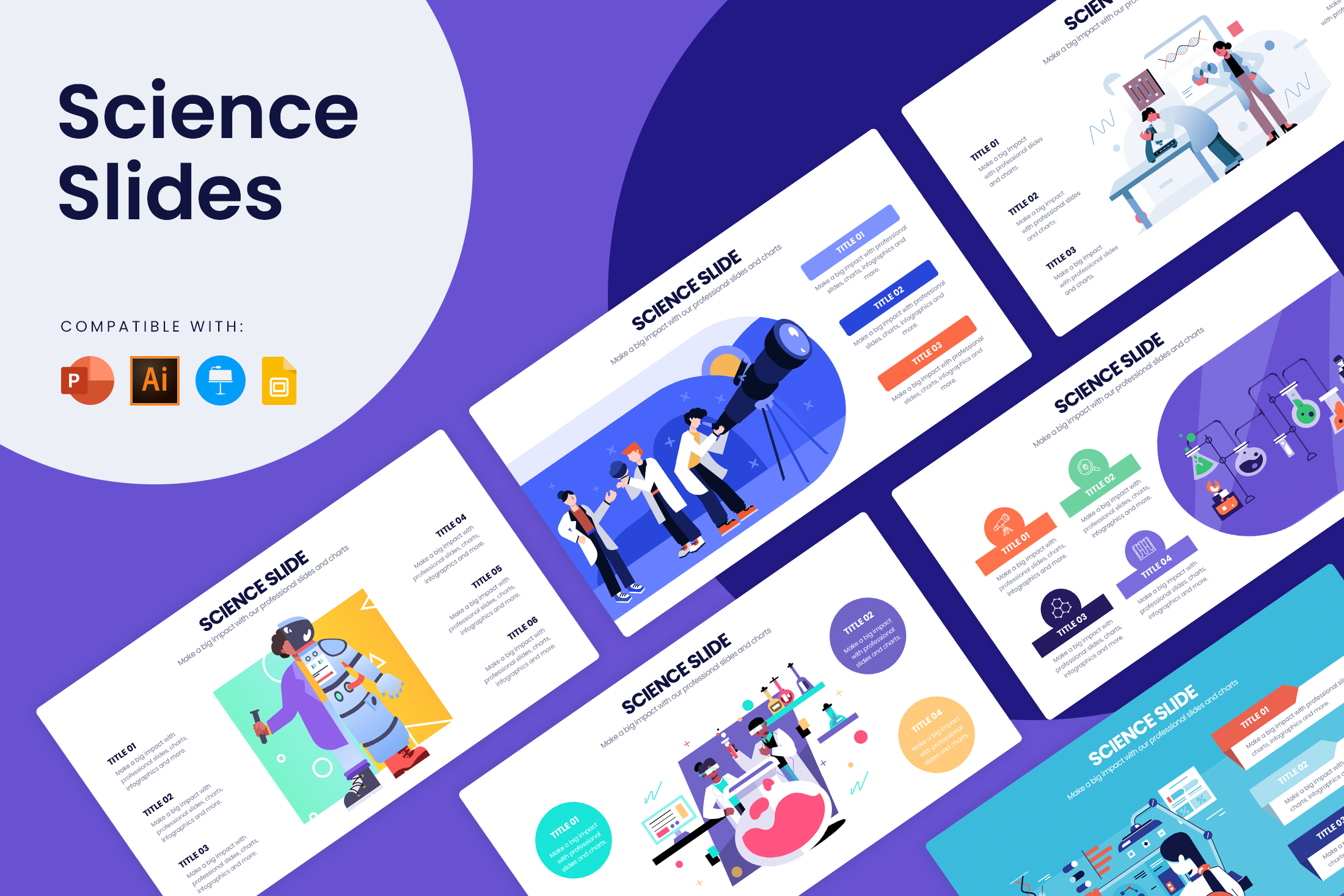 Science Slide Infographic Templates – Slidewalla