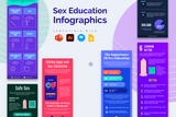 Sex Education Vertical Infographics Templates
