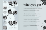 Shawna Instagram Puzzle Template for CANVA & Photoshop