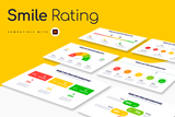 Smile Rating Illustrator Infographic Template
