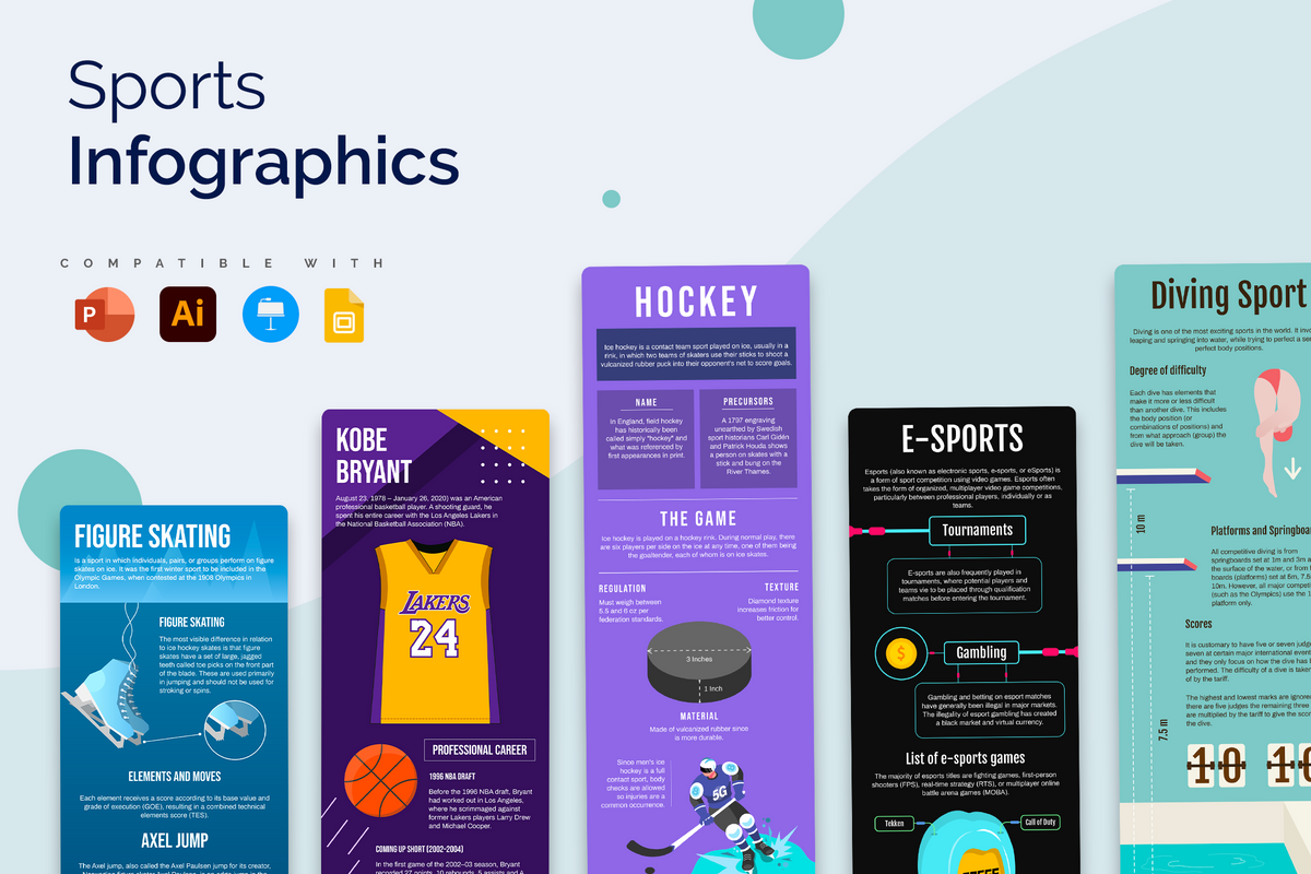 Sports Roadmap Infographic Sport Template