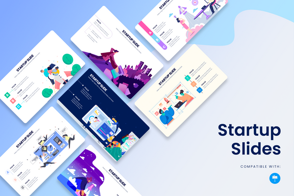 Startup Slides Keynote Infographic Template