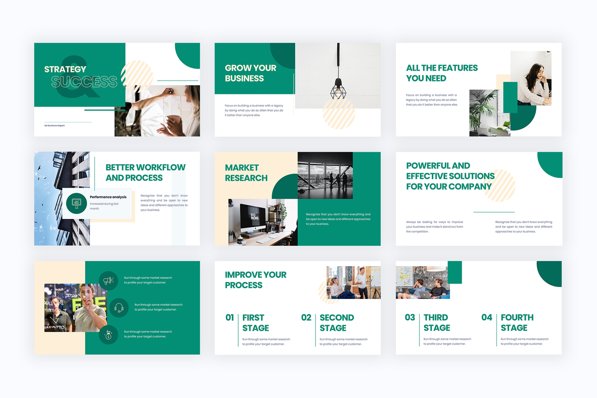 Strategy Presentation Templates