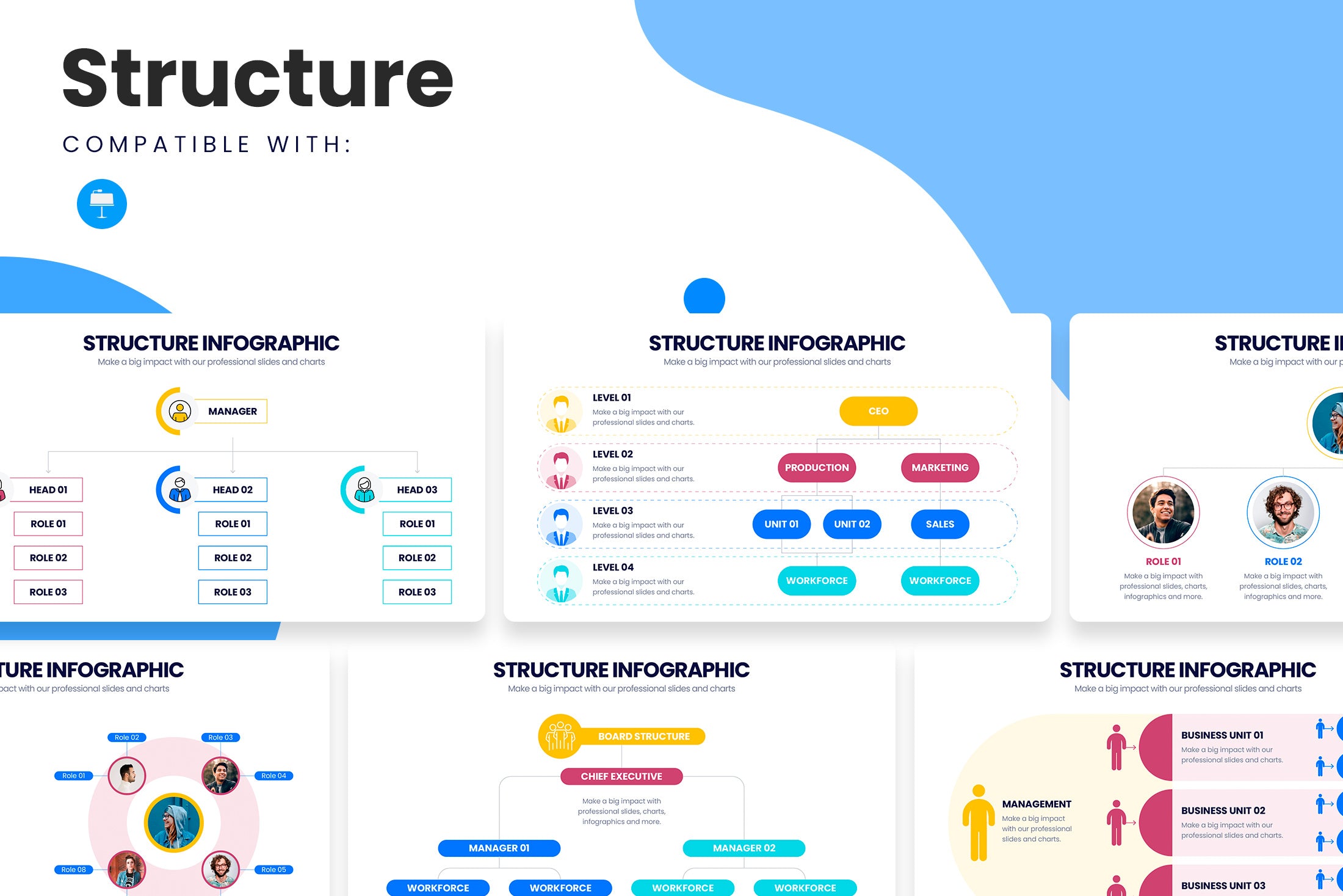 Structure Keynote Infographic Template – Slidewalla