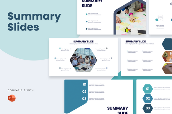 Summary Powerpoint Slides Template