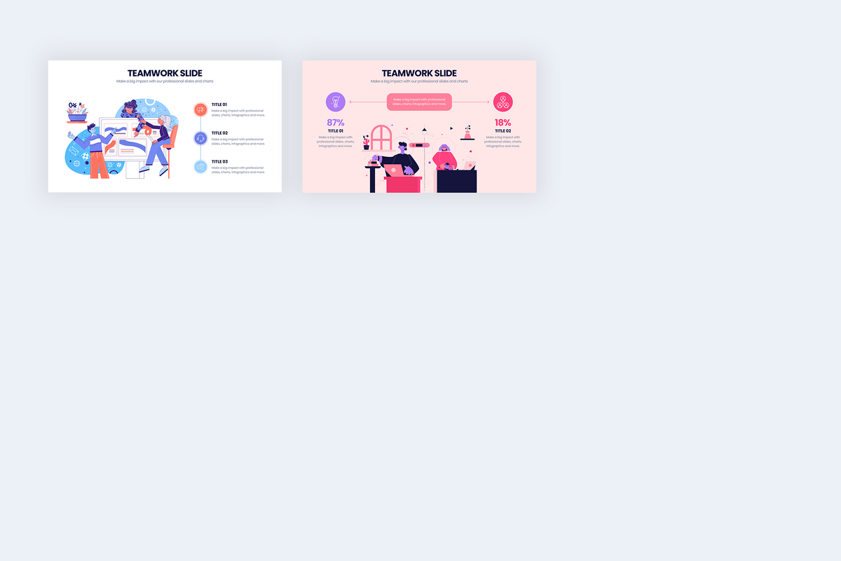 Teamwork Slides Keynote Infographic Template