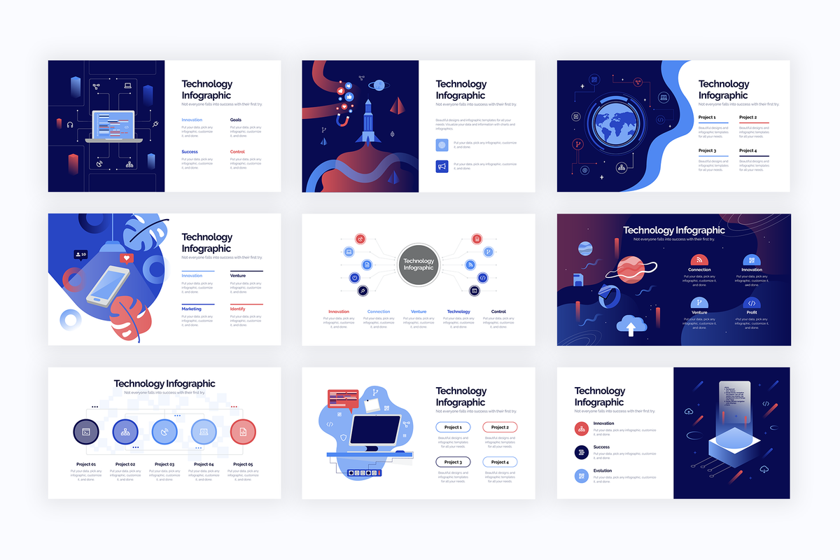 Technology Powerpoint Inserts Technology Powerpoint Infographics – Slidewalla