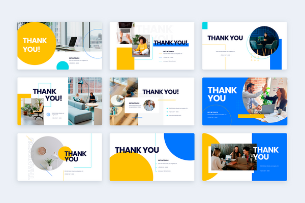 Thank You Slides Powerpoint Infographic Template