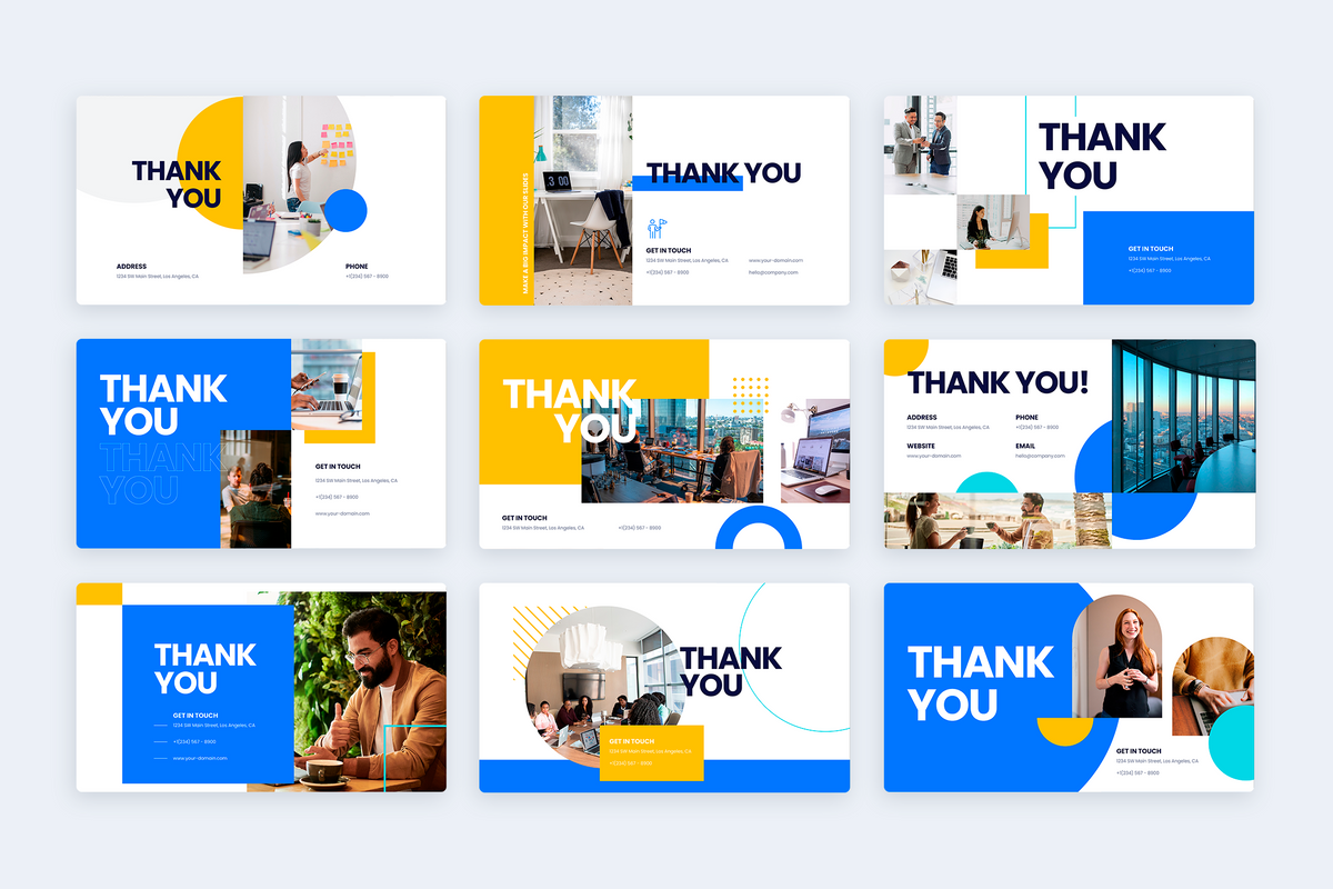 Thank You Slides Google Slides Infographic Template