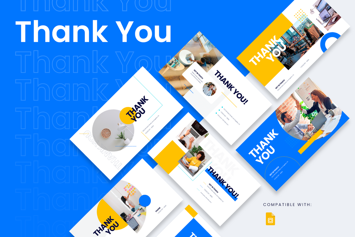 Thank You Slides Google Slides Infographic Template