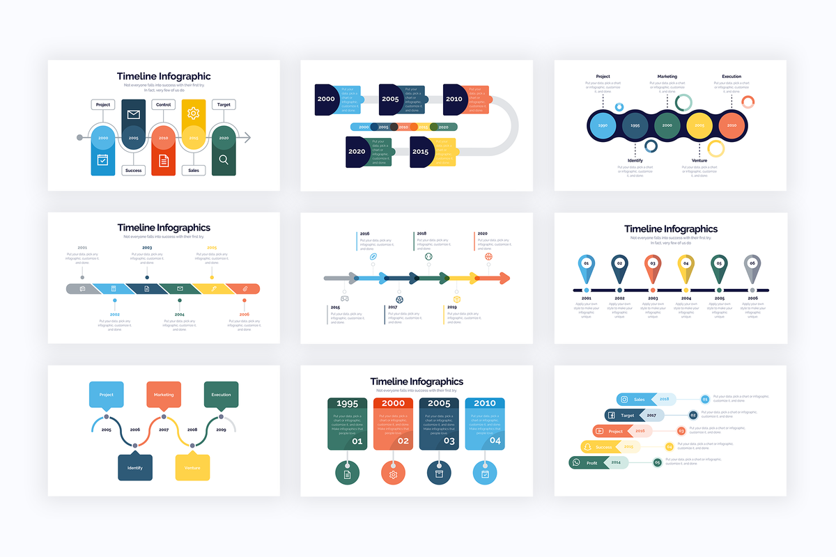 Timeline Powerpoint Infographics