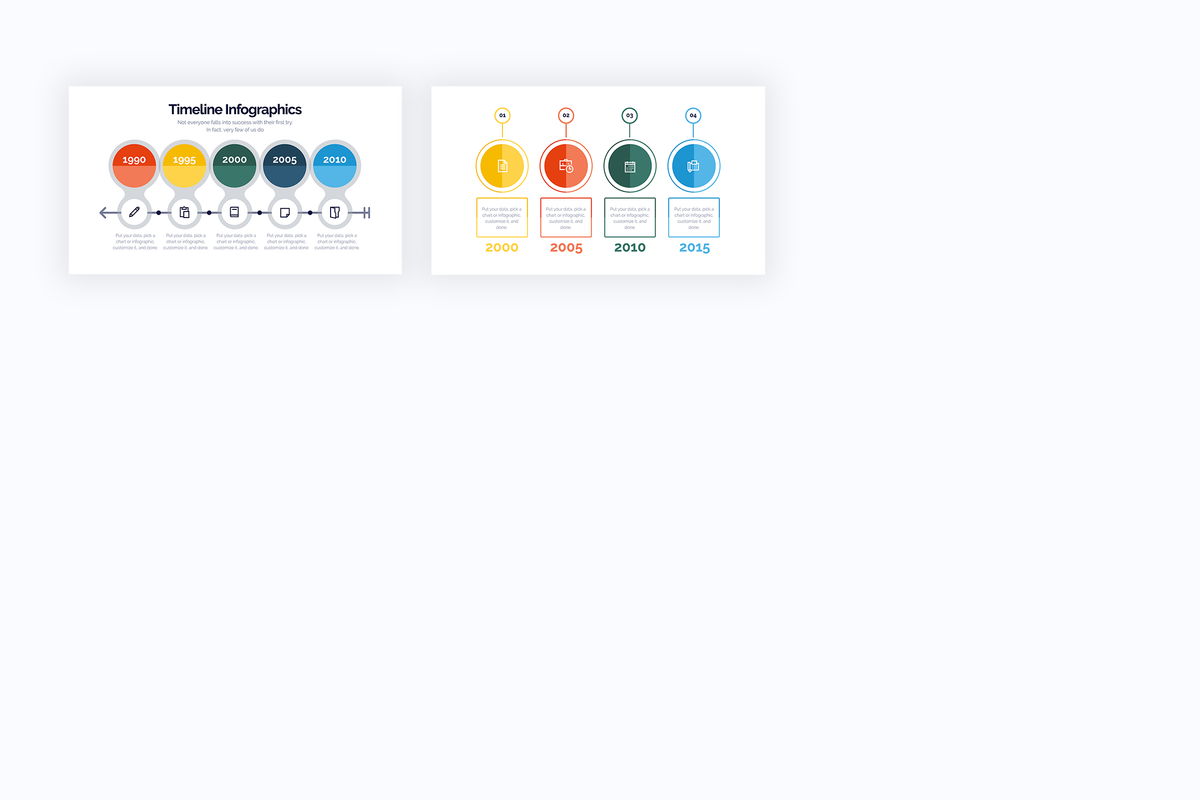 Timeline Google Slides Infographics