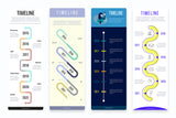 Timeline Vertical Infographics Templates