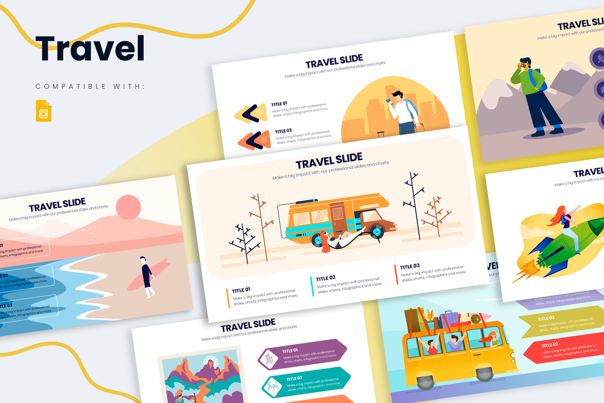 Travel Google Slides Infographic Template