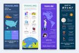 Traveling Vertical Infographics Templates