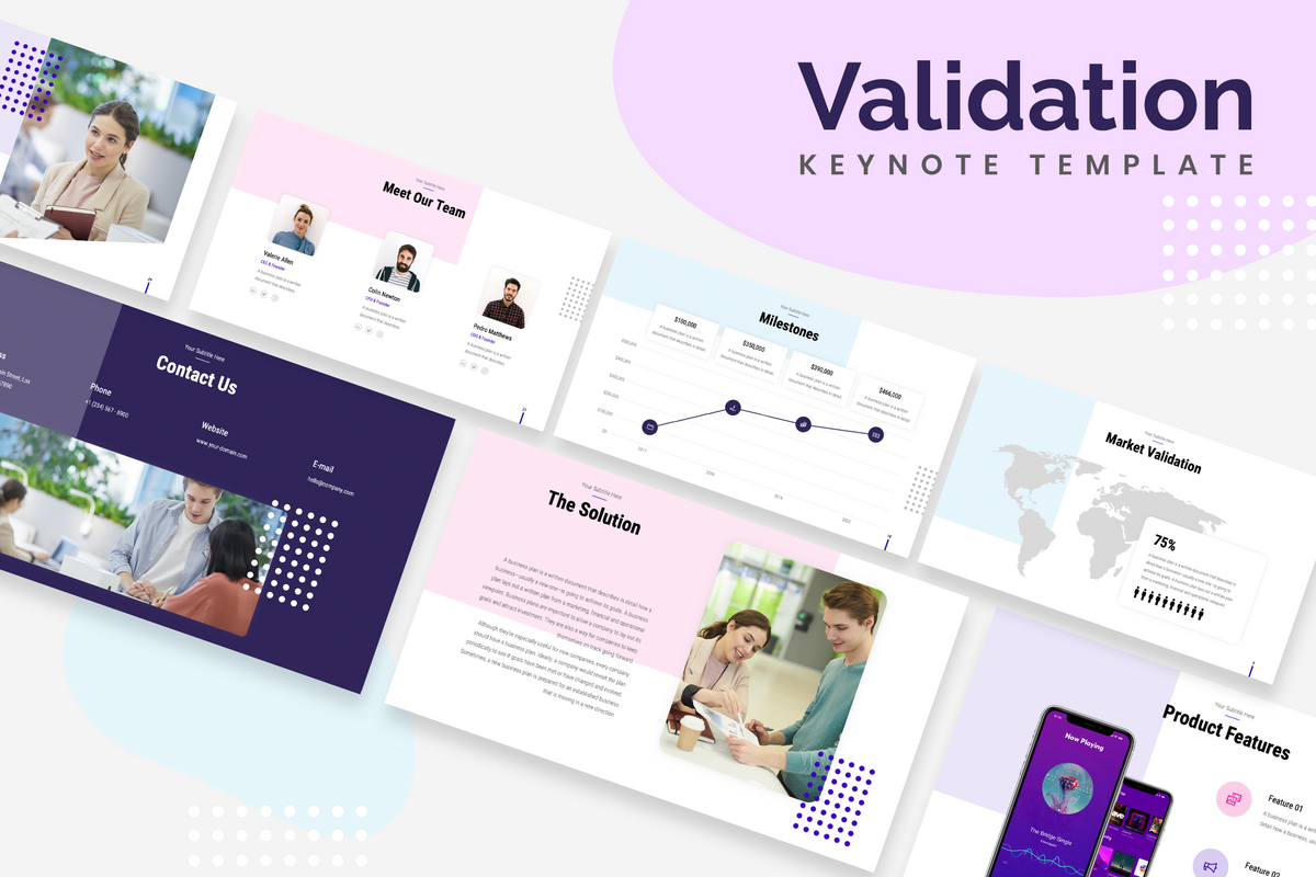 Validation Startup Keynote Template