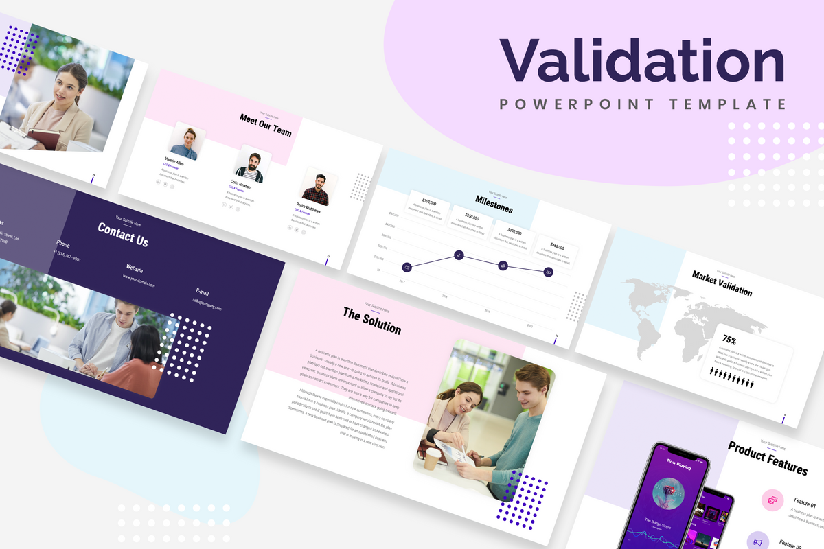 Validation Startup Powerpoint Templates