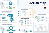 Africa Map Infographic Illustrator Template