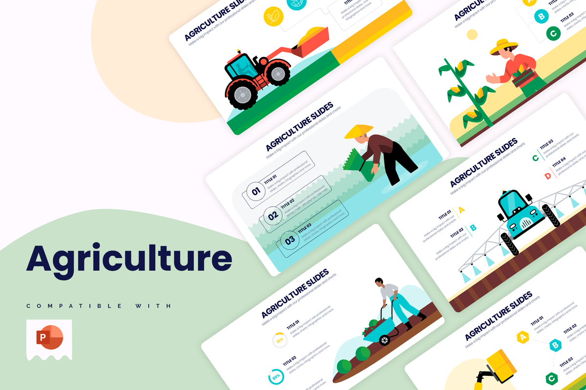 Agriculture Powerpoint Infographic Template