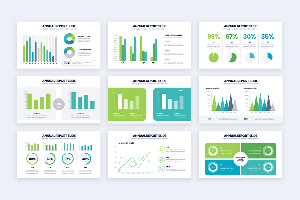 Annual Report Google Slides Infographic Template – Slidewalla