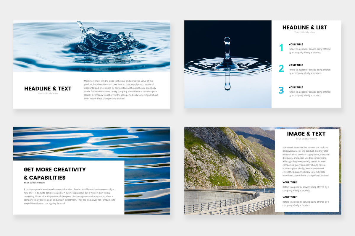 Aqua Consulting Keynote Template