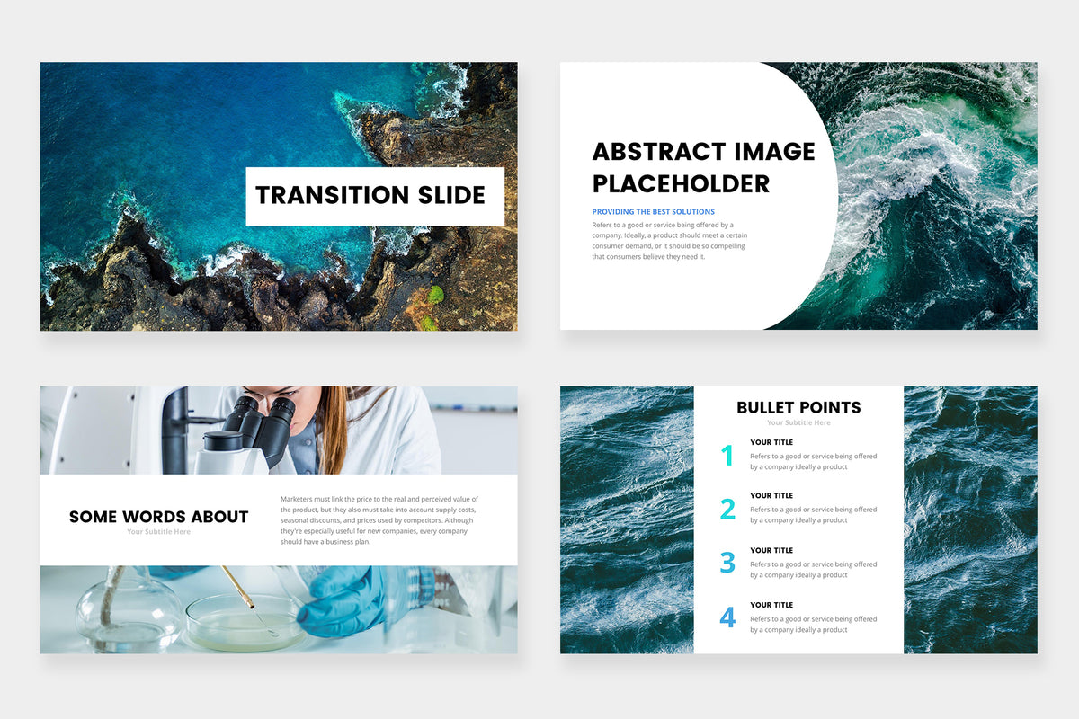 Aqua Consulting Keynote Template