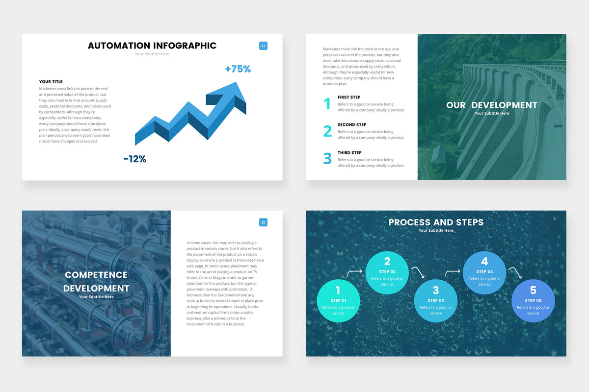 Aqua Consulting Keynote Template