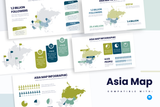 Asia Map Keynote Infographic Template