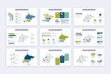 Asia Map Illustrator Infographic Template